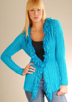 Lady's funky cardigan - Click Image to Close