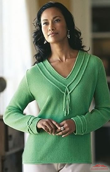 Woman's cotton Sweater - Click Image to Close