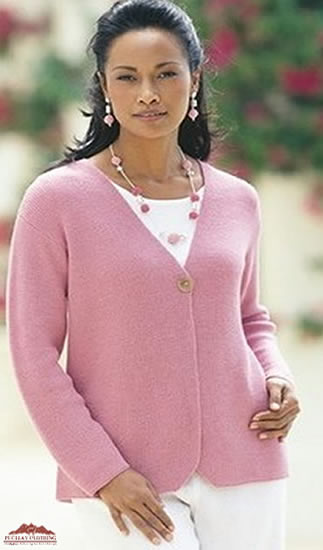 Lady's Cotton sweater - Click Image to Close