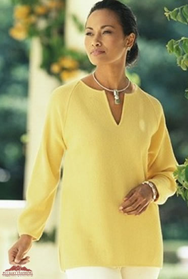 Lady's Cotton Sweater - Click Image to Close
