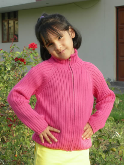 Children's Pima Cotton Cardigan Sweater