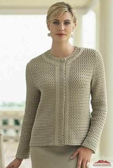 Woman's Pima Cotton Cardigan sweater