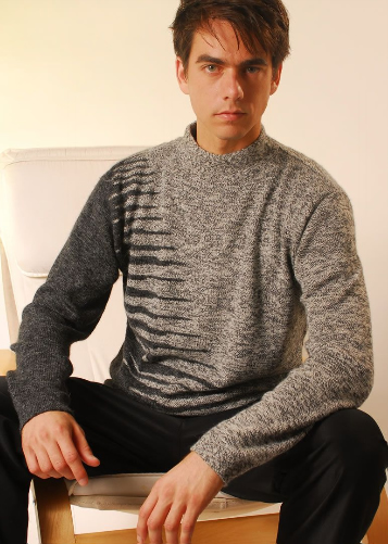 Men's designed sweater